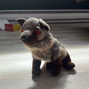🎁 FREE WITH PURCHASE - TY Beanie Baby- Howl the wolf - NO HEART TAG